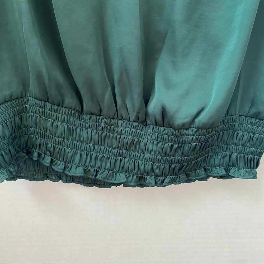 1. State Deep Green Blouse - Picture 3 of 6